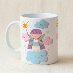 Taza Infantil de Polimero Personalizada